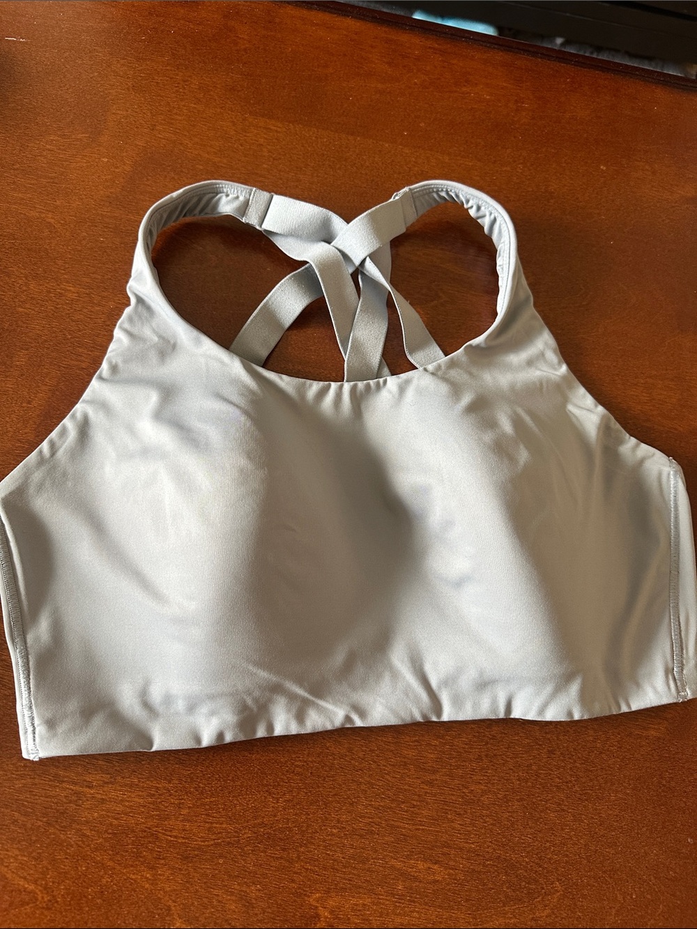 Lululemon sports bra in Light Gray - Sporty Cross-Back
